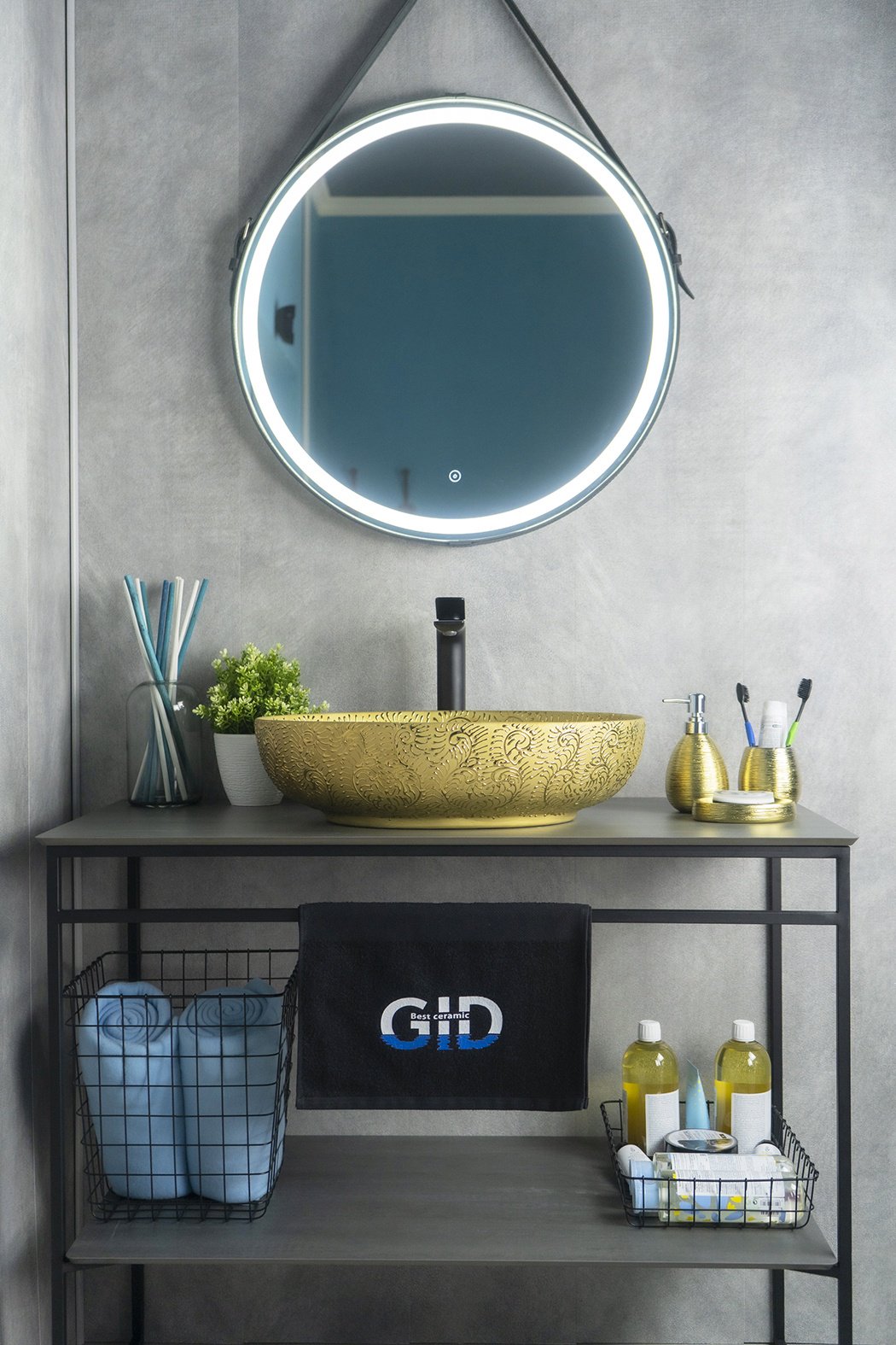 Раковина GID-ceramic Nc444 накладная овальная 39, керамика купить,NaN