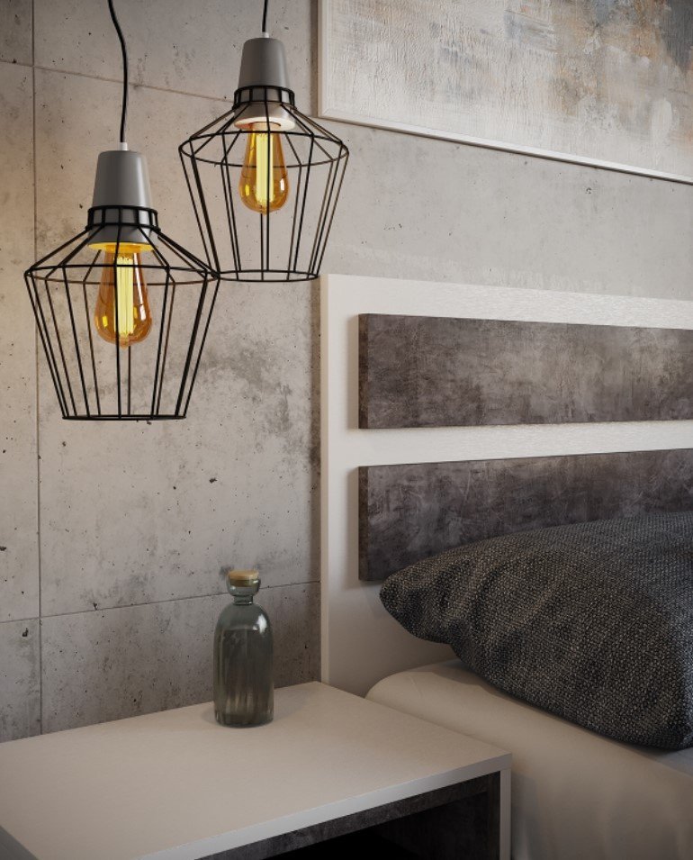 Кровать Ереке Мебель Lotos HM A 180x200см серая купить,NaN