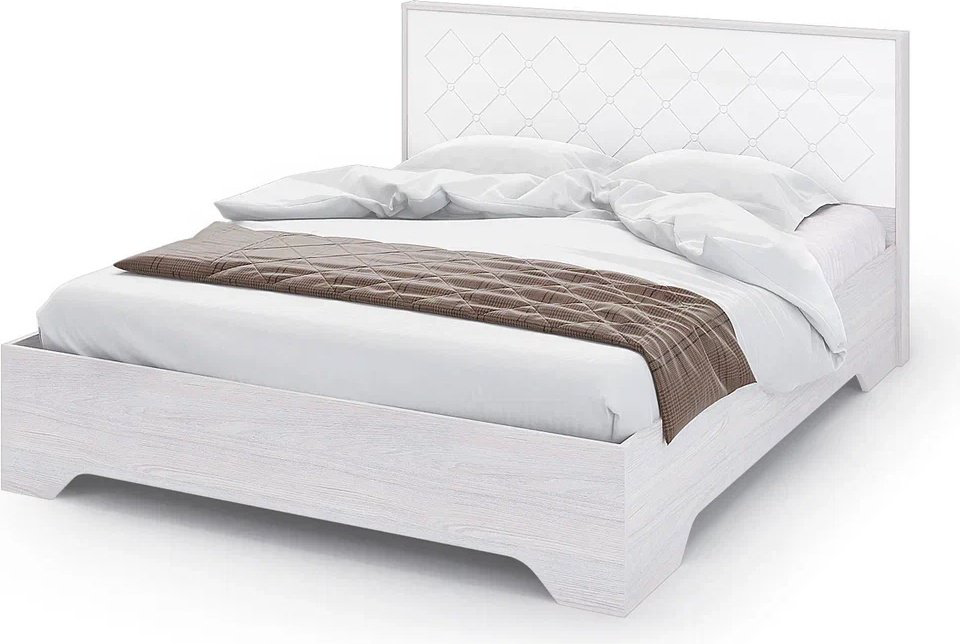 Кровать Doma Salma 4845684 160x200см белая купить,NaN