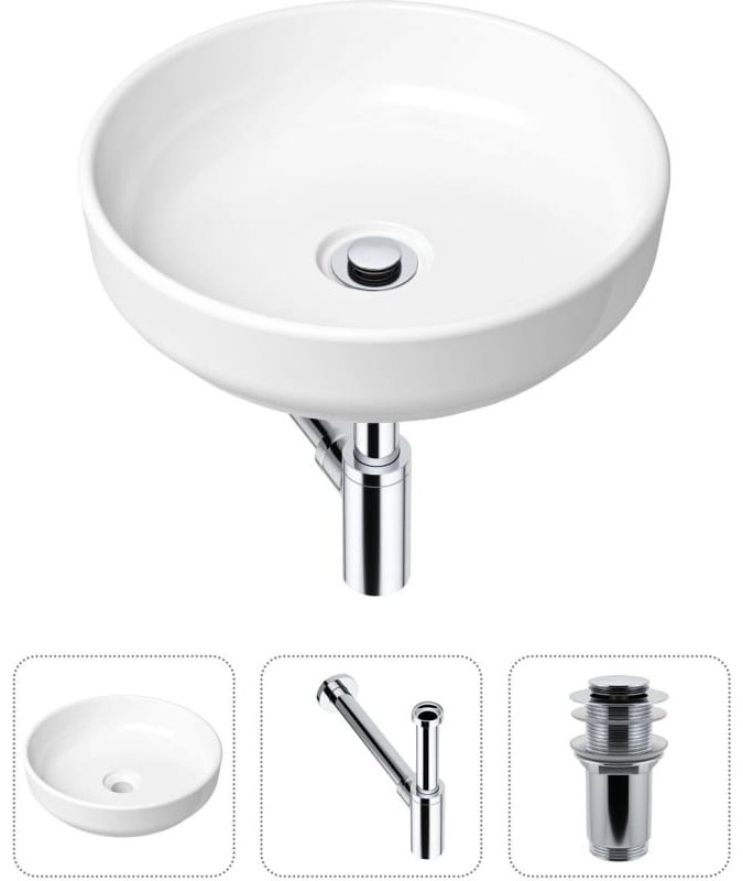 Раковина Lavinia Boho Bathroom Sink 21520167 накладная круглая 40, фарфор купить,113400