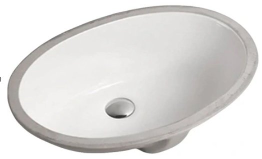 Раковина GID-ceramic Yj839 врезная овальная 56, керамика