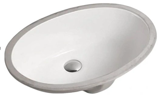 Раковина GID-ceramic Yj839 врезная овальная 56, керамика