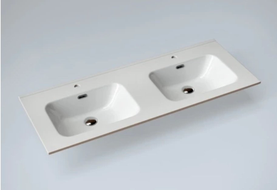 Раковина GID-ceramic 90120S врезная прямоугольная 121, керамика