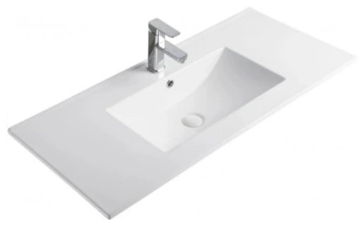 Раковина GID-ceramic 9010e врезная прямоугольная 101.5, керамика
