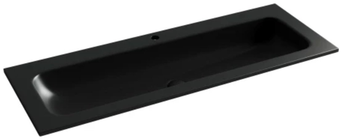 Раковина Ceramicanova Grace CN7017MB накладная прямоугольная 121, санфарфор