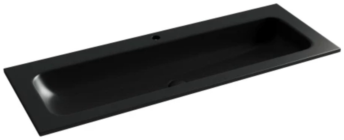 Раковина Ceramicanova Grace CN7017MB накладная прямоугольная 121, санфарфор