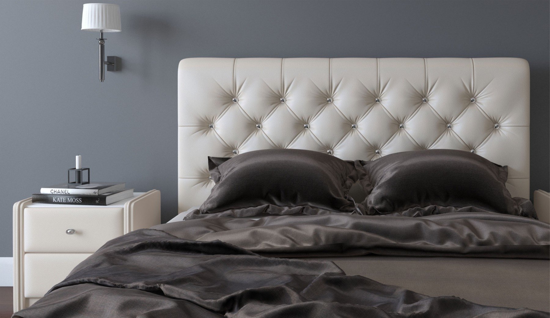 Кровать Imperial Беатриче 160x200см сПМ слоновая кость купить,NaN