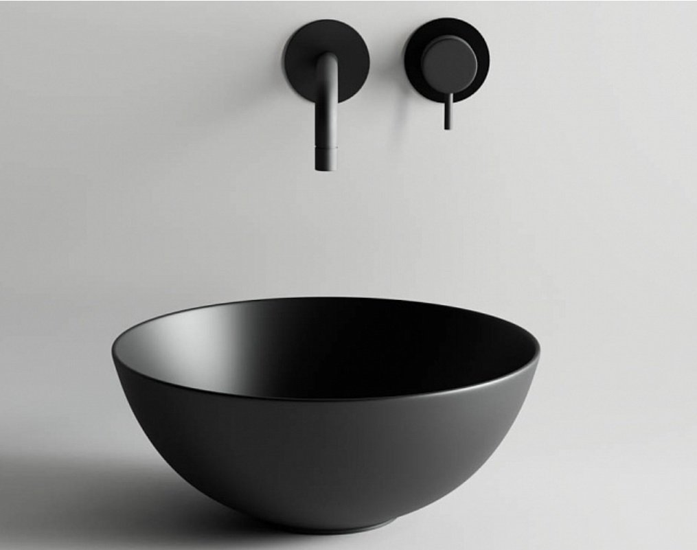 Раковина Ceramicanova Element CN6004 накладная круглая 36, санфарфор