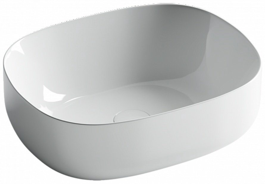 Раковина Ceramicanova CN6018 накладная прямоугольная 46, санфарфор купить,115900