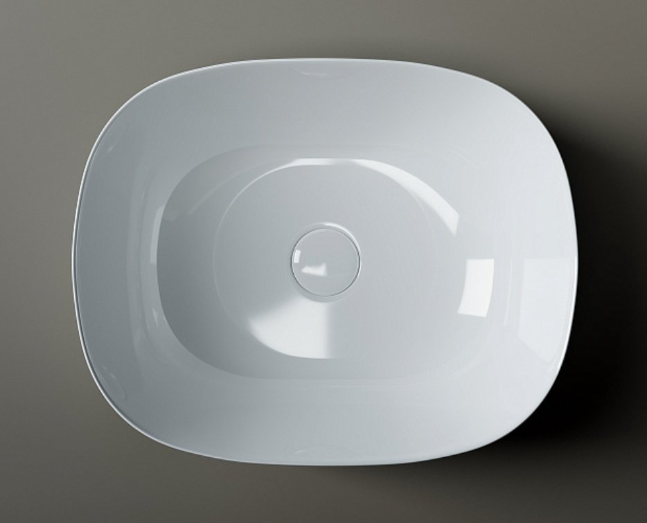 Раковина Ceramicanova CN6018 накладная прямоугольная 46, санфарфор купить,115900