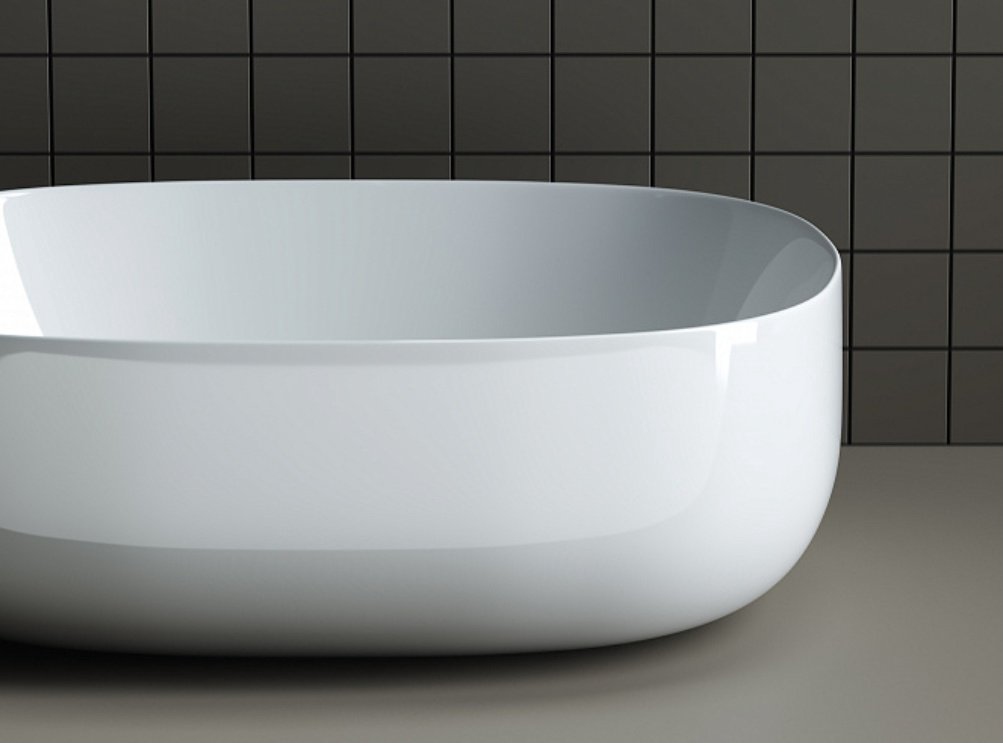 Раковина Ceramicanova CN6018 накладная прямоугольная 46, санфарфор купить,115900