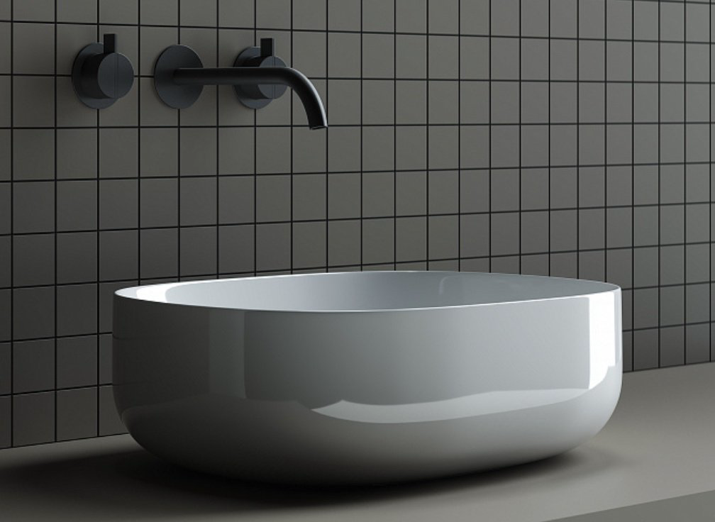 Раковина Ceramicanova CN6018 накладная прямоугольная 46, санфарфор купить,115900