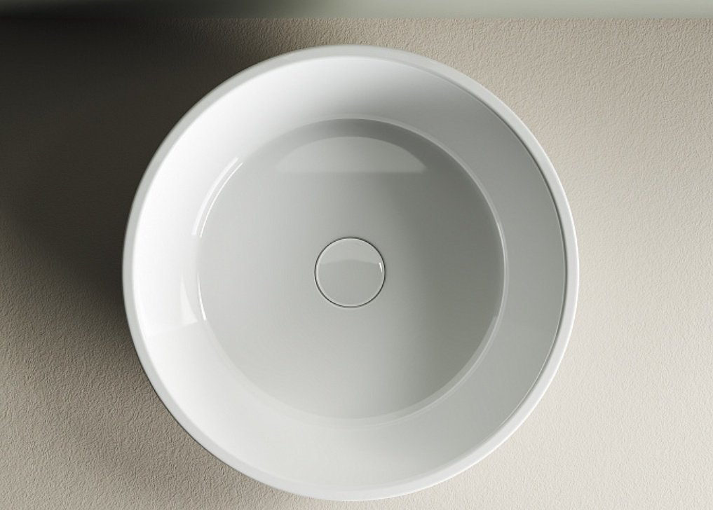 Раковина Ceramicanova CN6021 накладная круглая 41, санфарфор