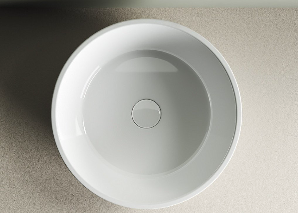 Раковина Ceramicanova CN6021 накладная круглая 41, санфарфор купить,120800