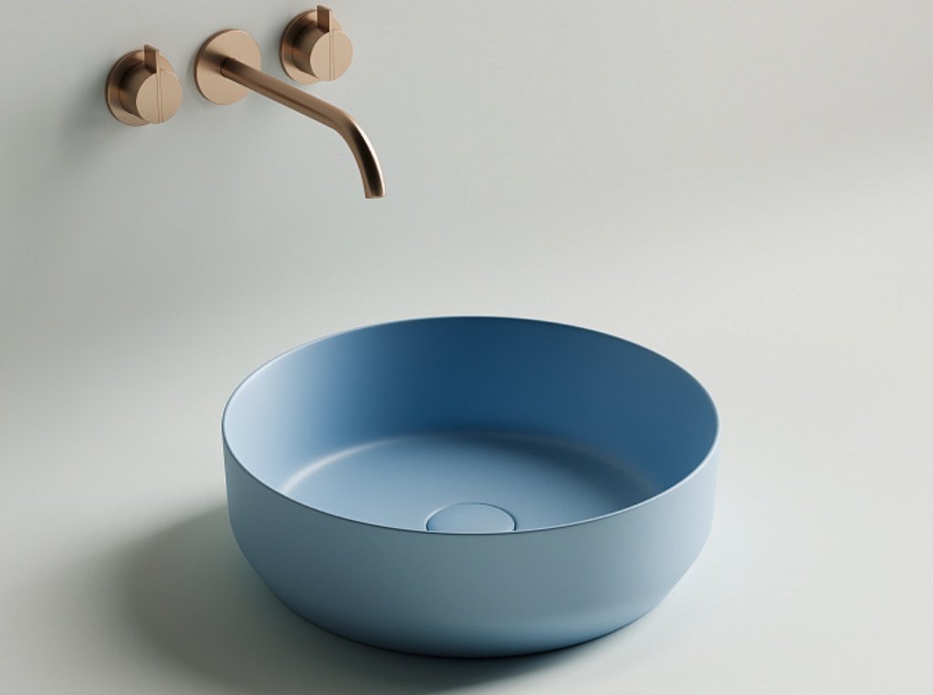 Раковина Ceramicanova CN6022ML накладная круглая 39, санфарфор