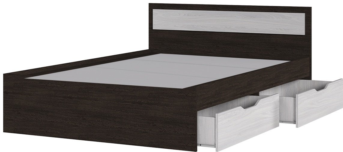 Кровать Doma Garmonia-Lite 140x200см бежево-коричневая купить,NaN