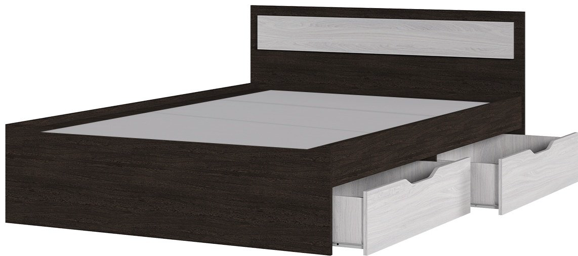 Кровать Doma Garmonia-Lite 140x200см бежево-коричневая купить,NaN
