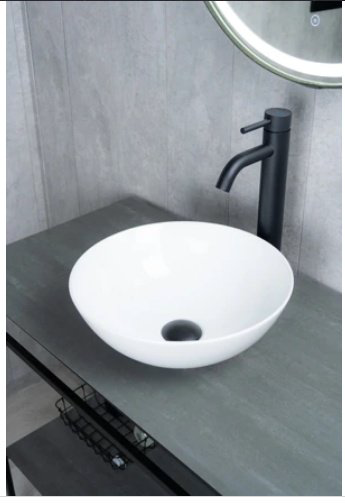 Раковина GID-ceramic 9081W накладная овальная 36, керамика купить,129400