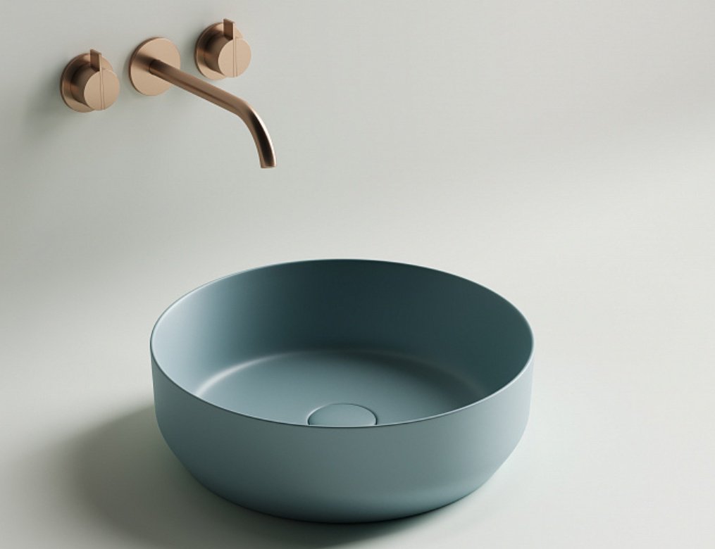 Раковина Ceramicanova CN6022MLG накладная круглая 39, санфарфор