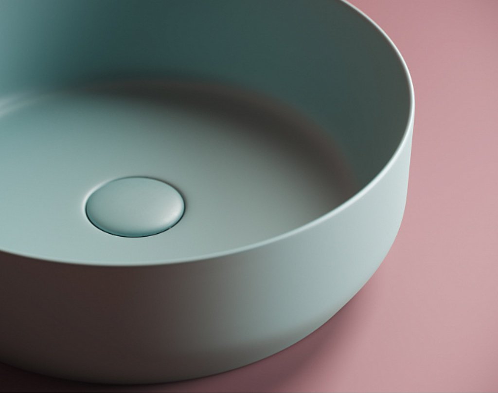 Раковина Ceramicanova CN6022MLG накладная круглая 39, санфарфор