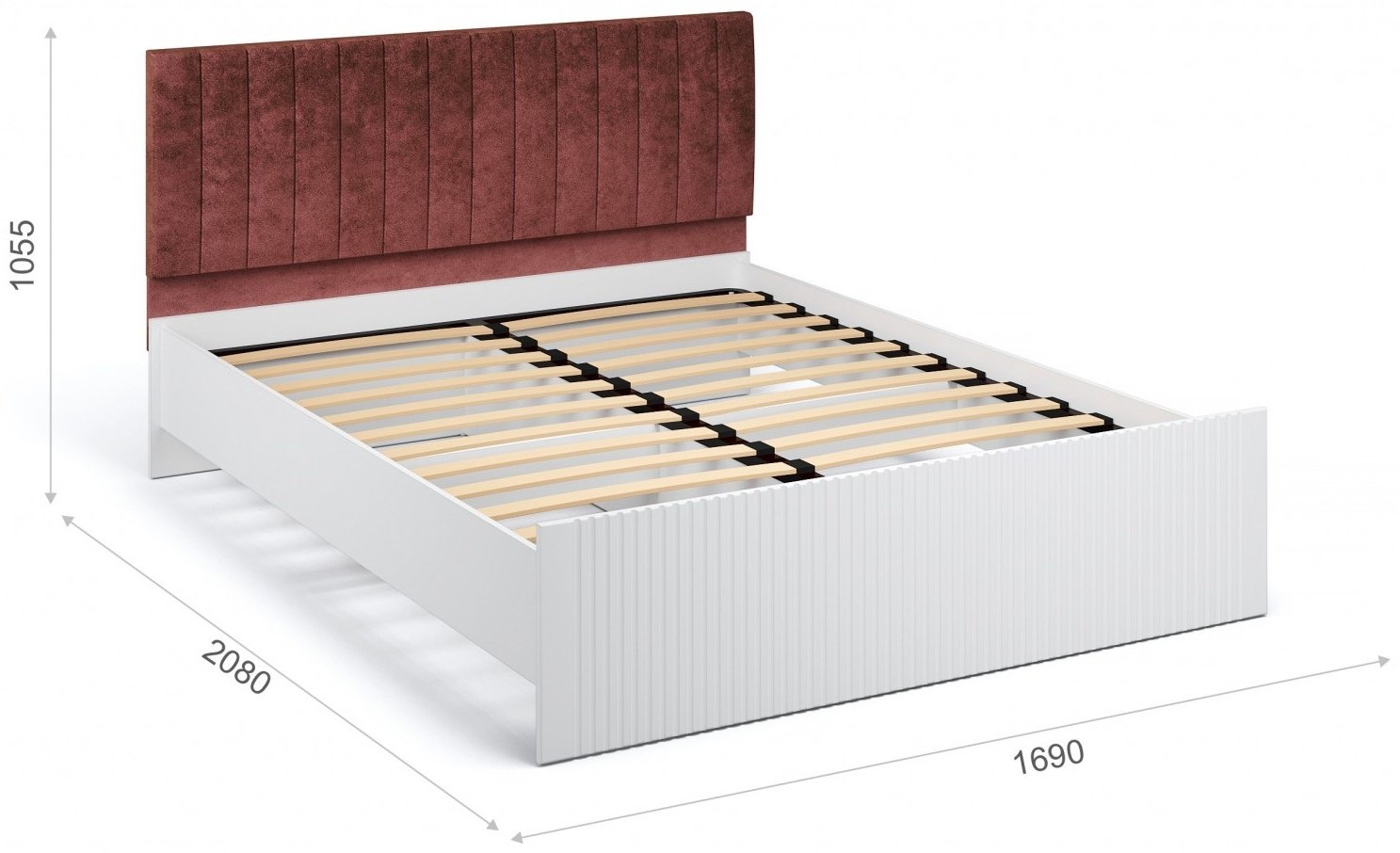 Кровать Imperial 582 Миа 160x200см купить,NaN