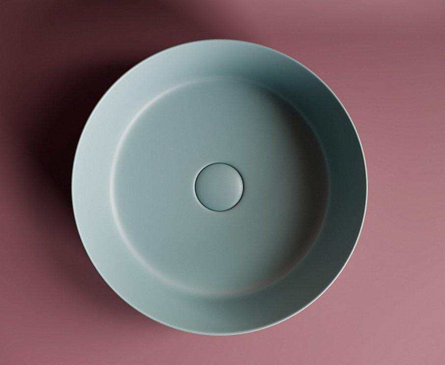 Раковина Ceramicanova CN6022MLG накладная круглая 39, санфарфор