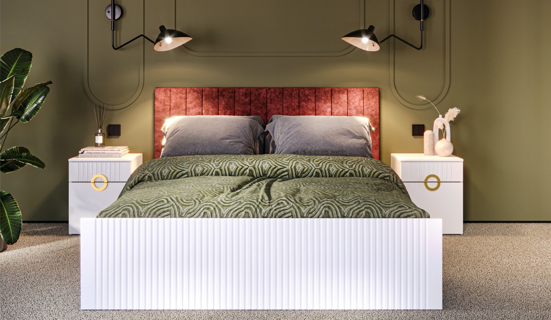 Кровать Imperial 582 Миа 160x200см купить,NaN