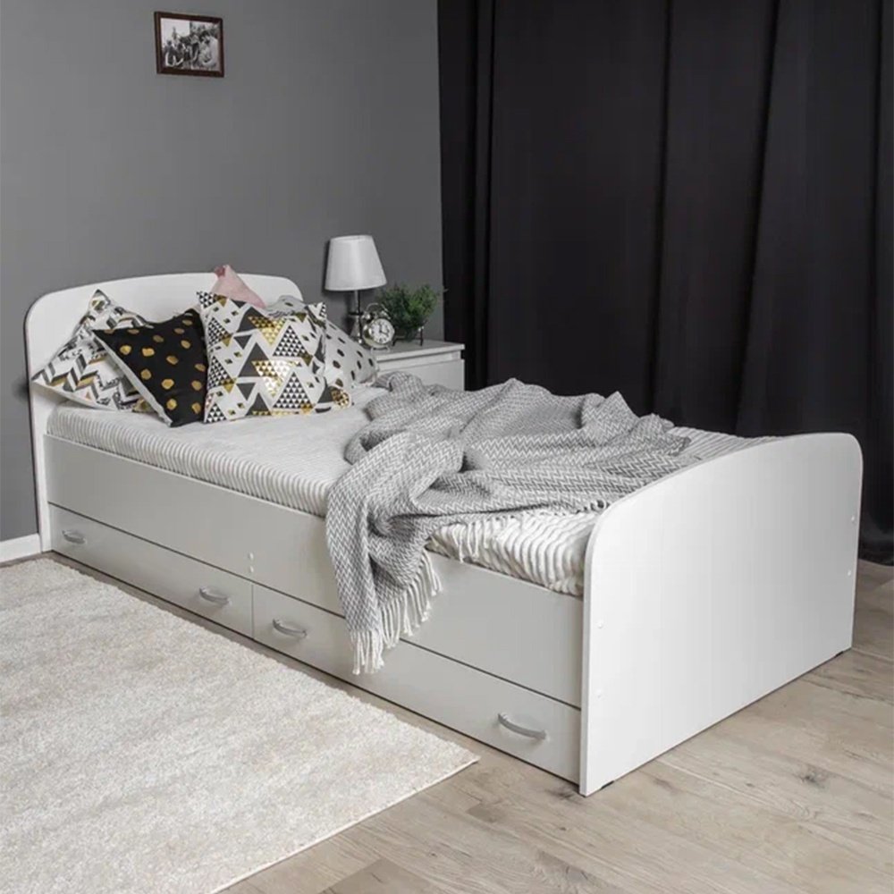 Кровать Doma Виктория New 80x200см белая купить,NaN