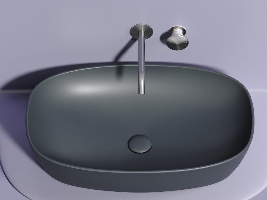 Раковина Ceramicanova CN6049MDH накладная овальная 60, санфарфор