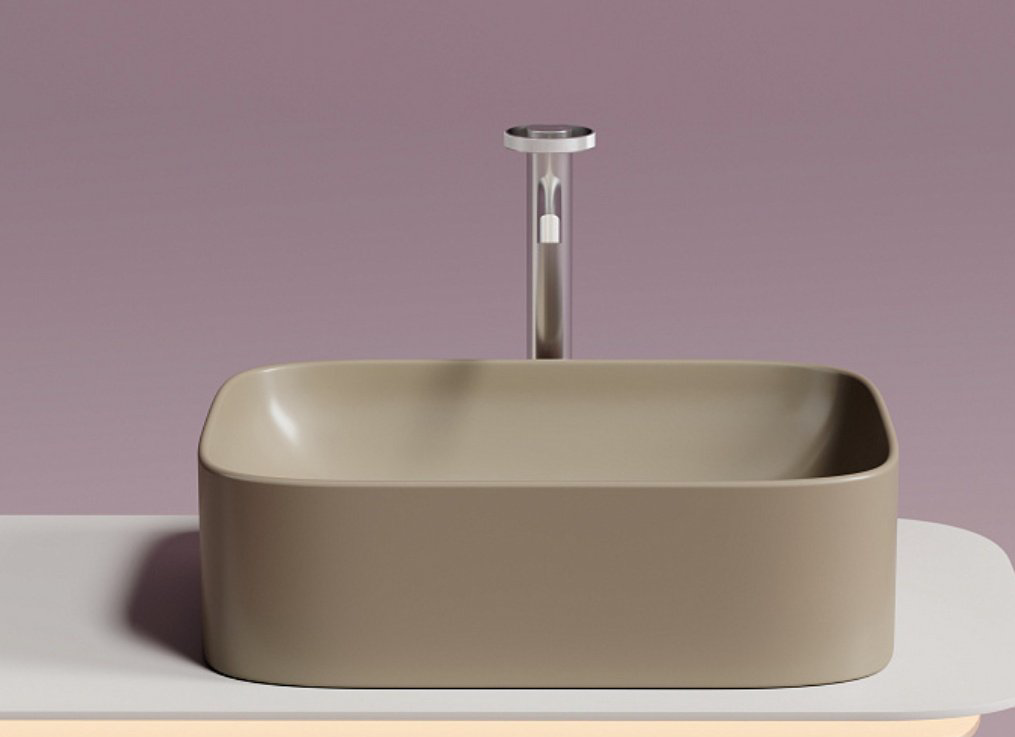 Раковина Ceramicanova CN6052MC накладная прямоугольная 50, санфарфор купить,295700