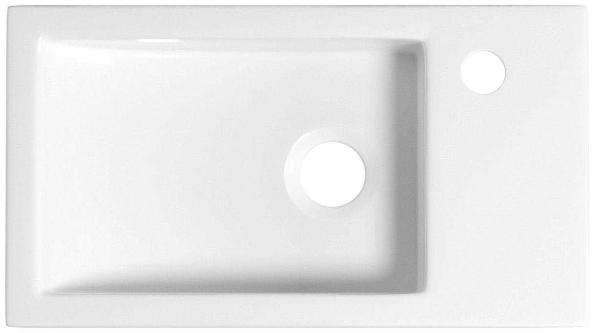 Раковина Wellsee WC Area 151805001 подвесная прямоугольная 25, фаянс купить,NaN