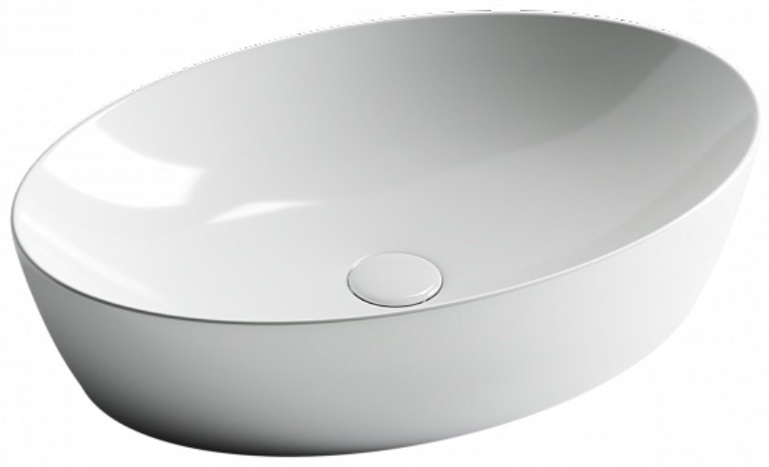 Раковина Ceramicanova Element CN5018 накладная овальная 62, санфарфор купить,NaN