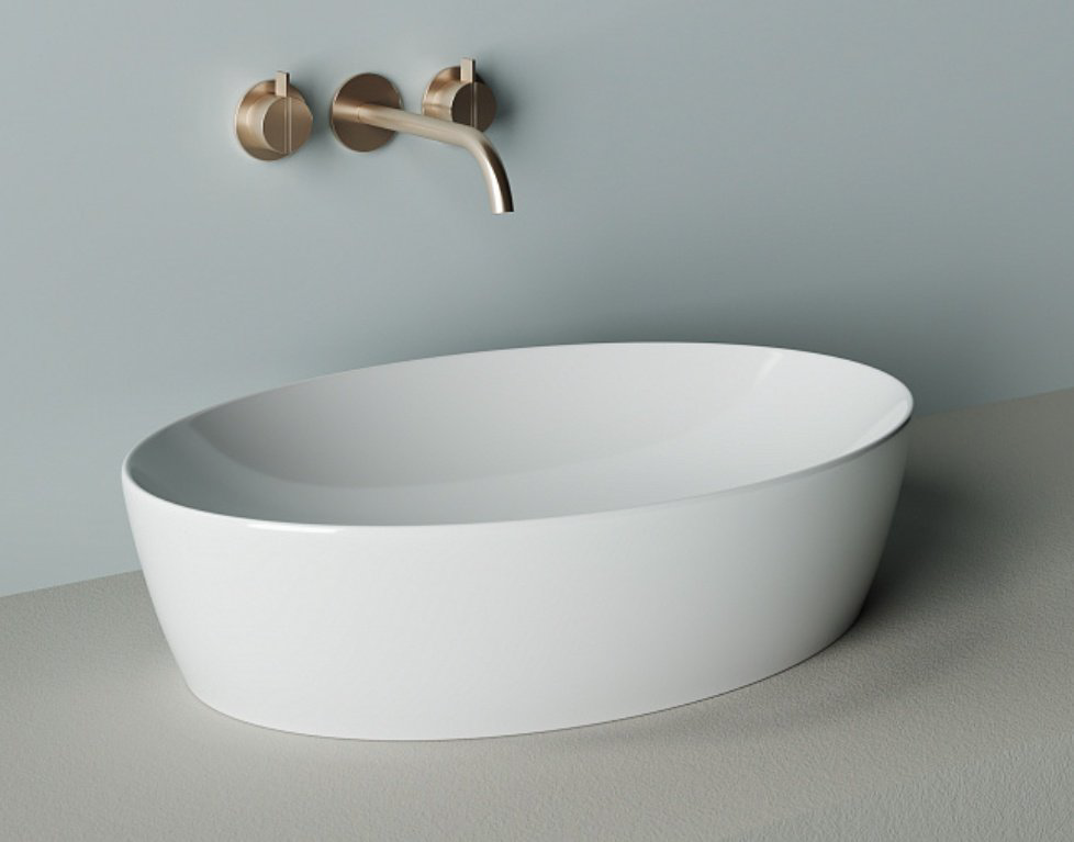 Раковина Ceramicanova Element CN5018 накладная овальная 62, санфарфор купить,NaN