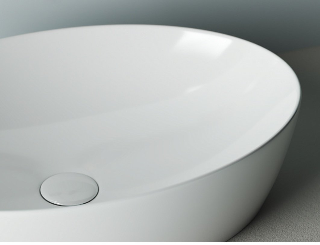 Раковина Ceramicanova Element CN5018 накладная овальная 62, санфарфор купить,NaN