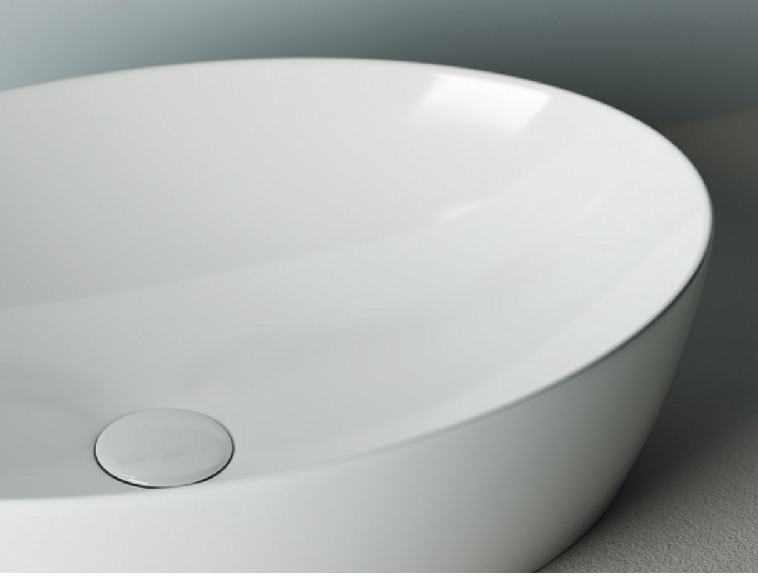 Раковина Ceramicanova Element CN5018 накладная овальная 62, санфарфор купить,NaN