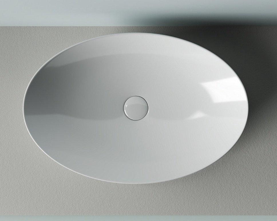 Раковина Ceramicanova Element CN5018 накладная овальная 62, санфарфор купить,NaN