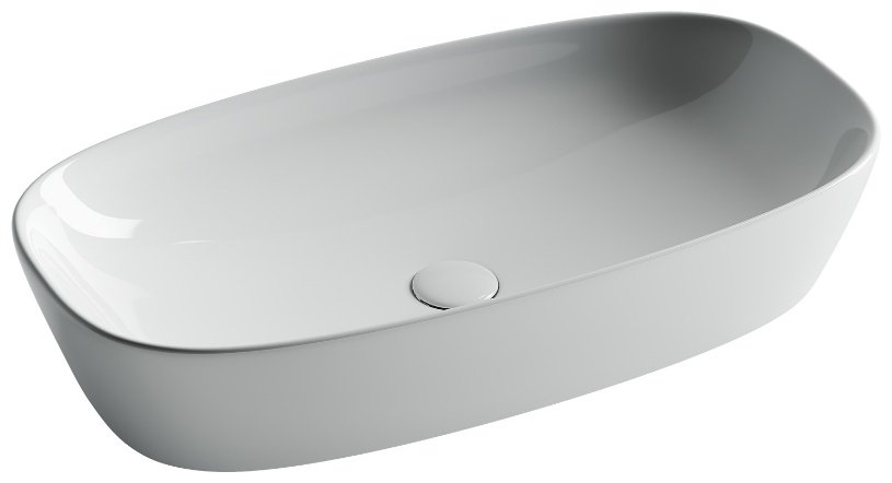 Раковина Ceramicanova CN5040 накладная овальная 70, санфарфор купить,190600