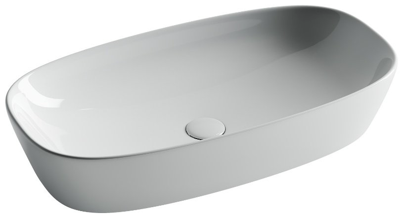 Раковина Ceramicanova CN5040 накладная овальная 70, санфарфор купить,190600