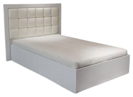 Кровать Doma TUR-90 90x200см с матрасом белая купить,NaN