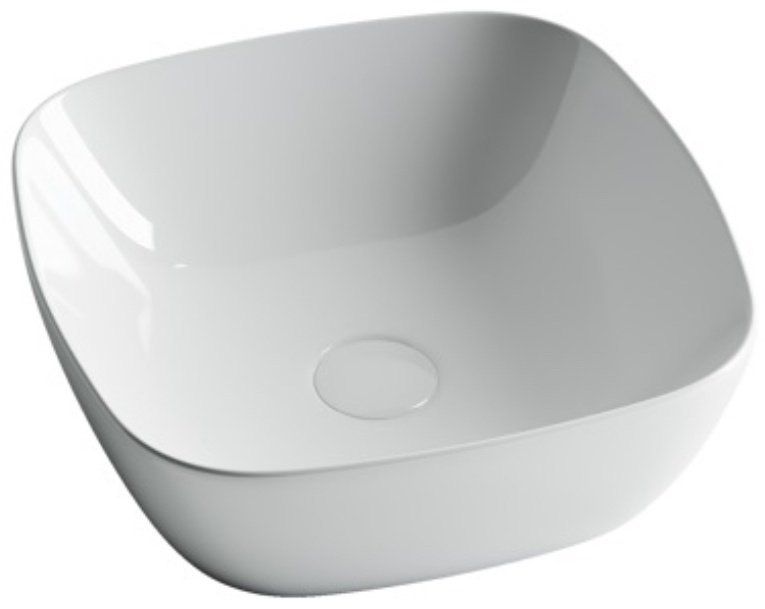Раковина Ceramicanova Element CN5006 накладная квадратная 40, санфарфор купить,NaN
