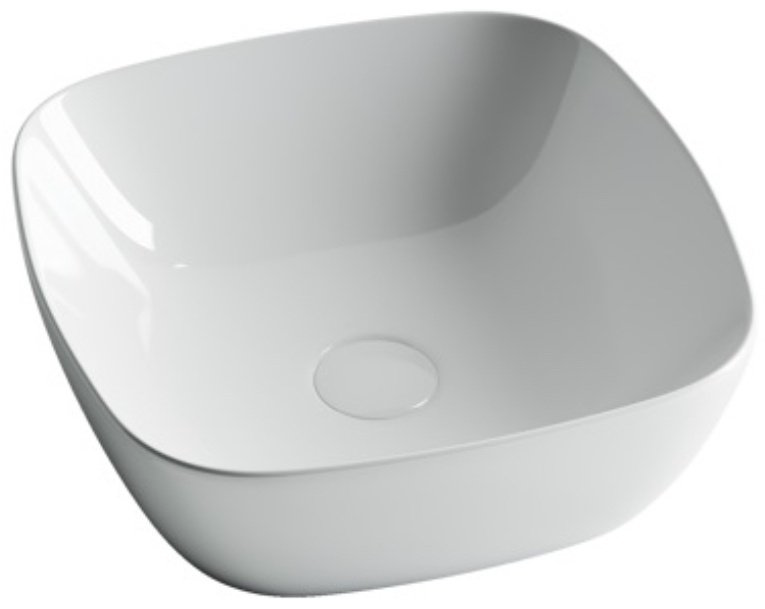 Раковина Ceramicanova Element CN5006 накладная квадратная 40, санфарфор купить,NaN