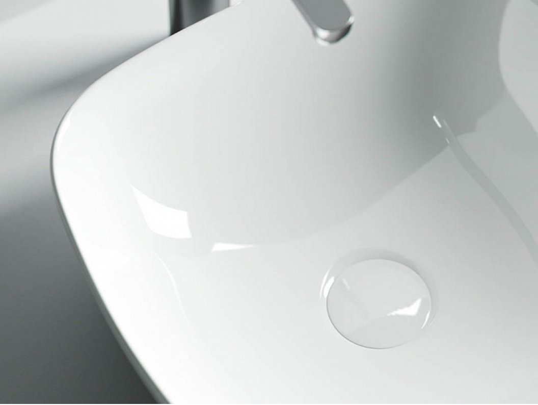Раковина Ceramicanova Element CN5006 накладная квадратная 40, санфарфор купить,NaN