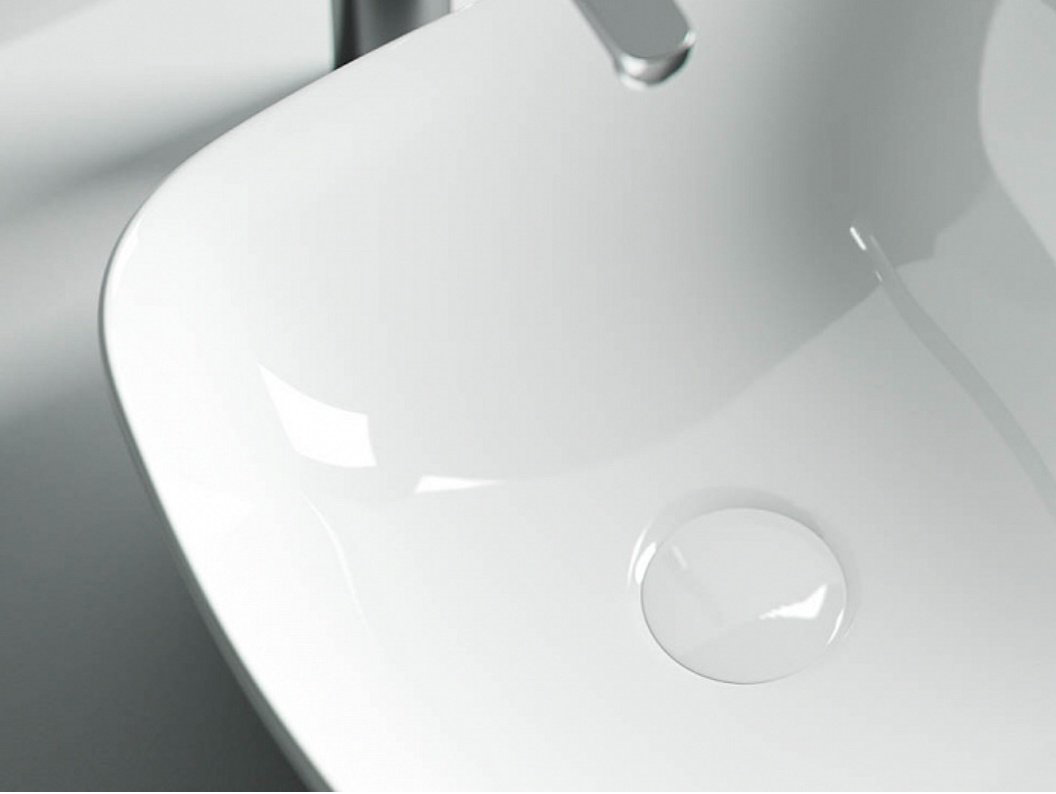 Раковина Ceramicanova Element CN5006 накладная квадратная 40, санфарфор купить,NaN