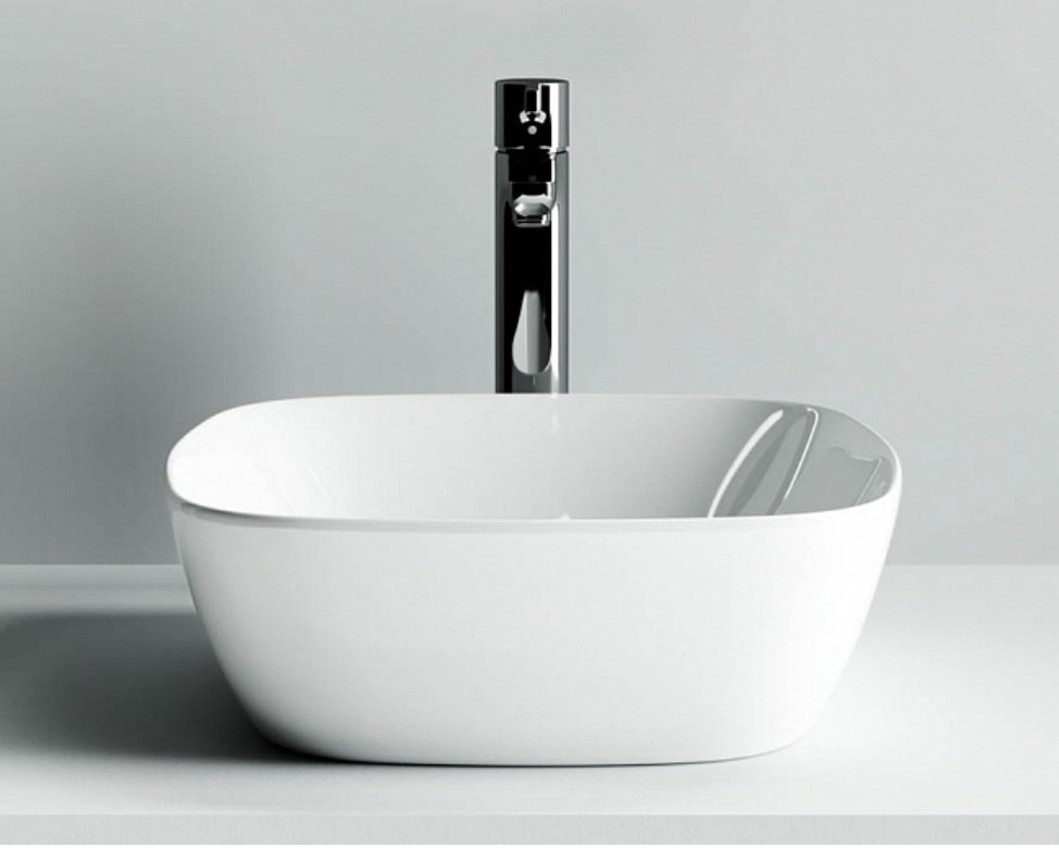 Раковина Ceramicanova Element CN5006 накладная квадратная 40, санфарфор купить,NaN