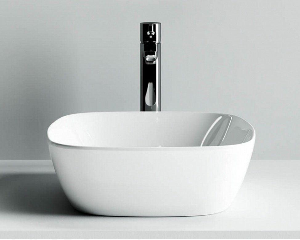 Раковина Ceramicanova Element CN5006 накладная квадратная 40, санфарфор купить,NaN