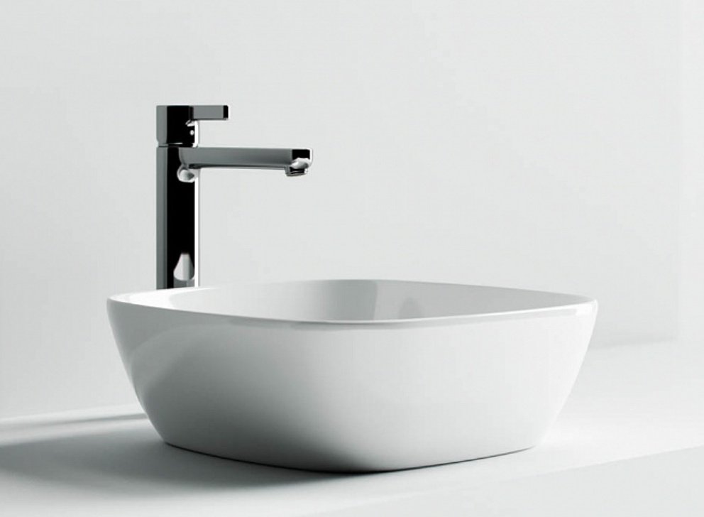 Раковина Ceramicanova Element CN5006 накладная квадратная 40, санфарфор купить,NaN