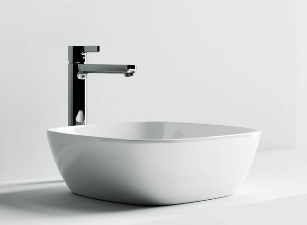 Раковина Ceramicanova Element CN5006 накладная квадратная 40, санфарфор купить,NaN