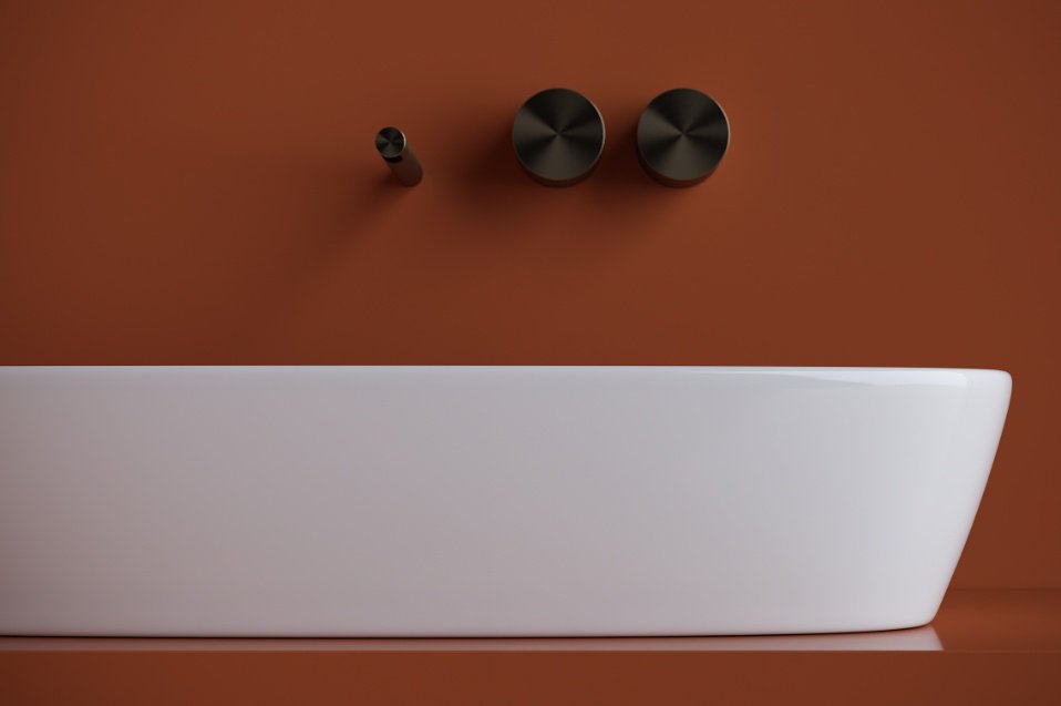 Раковина Ceramicanova CN5040 накладная овальная 70, санфарфор купить,190600