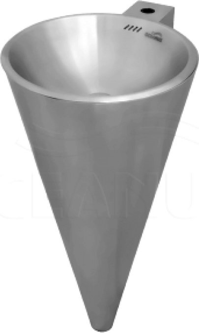 Раковина Oceanus 3-002.1 с пьедесталом нестандартная 53.5, нержавеющая сталь