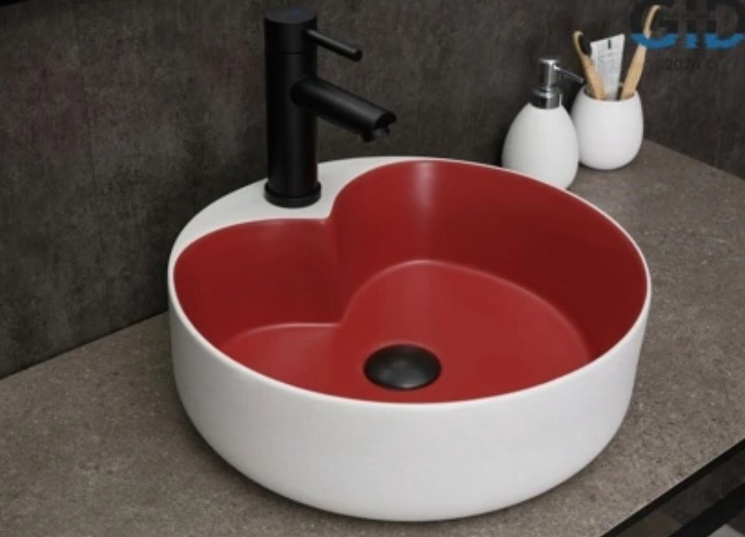 Раковина GID-ceramic N9013LS накладная круглая 40, керамика купить,184970